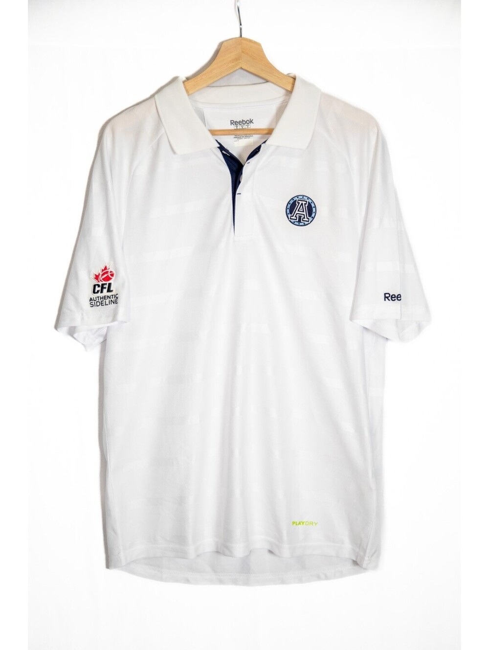 Toronto Argonauts CFL Argos Polo Shirt Official Reebok - Men's M